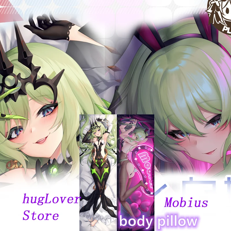 Подушка для тела Dakimakura Anime Mobius(Honkai Impact 3) двусторонняя наволочка с принтом в