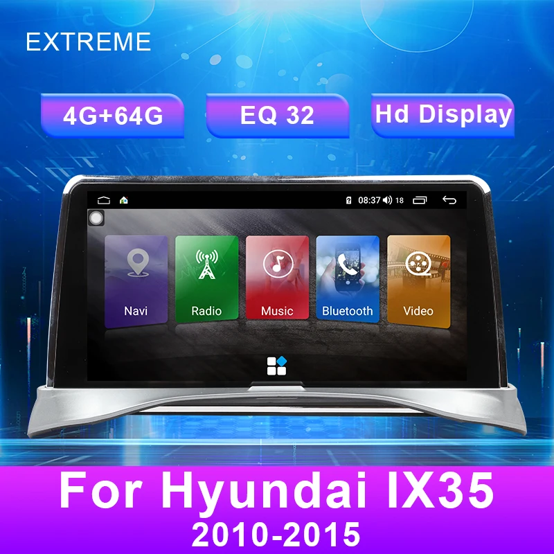 Экстрим 9 66 &quotдюймов Android 8 1 Автомобильный мультимедийный GPS навигация видео
