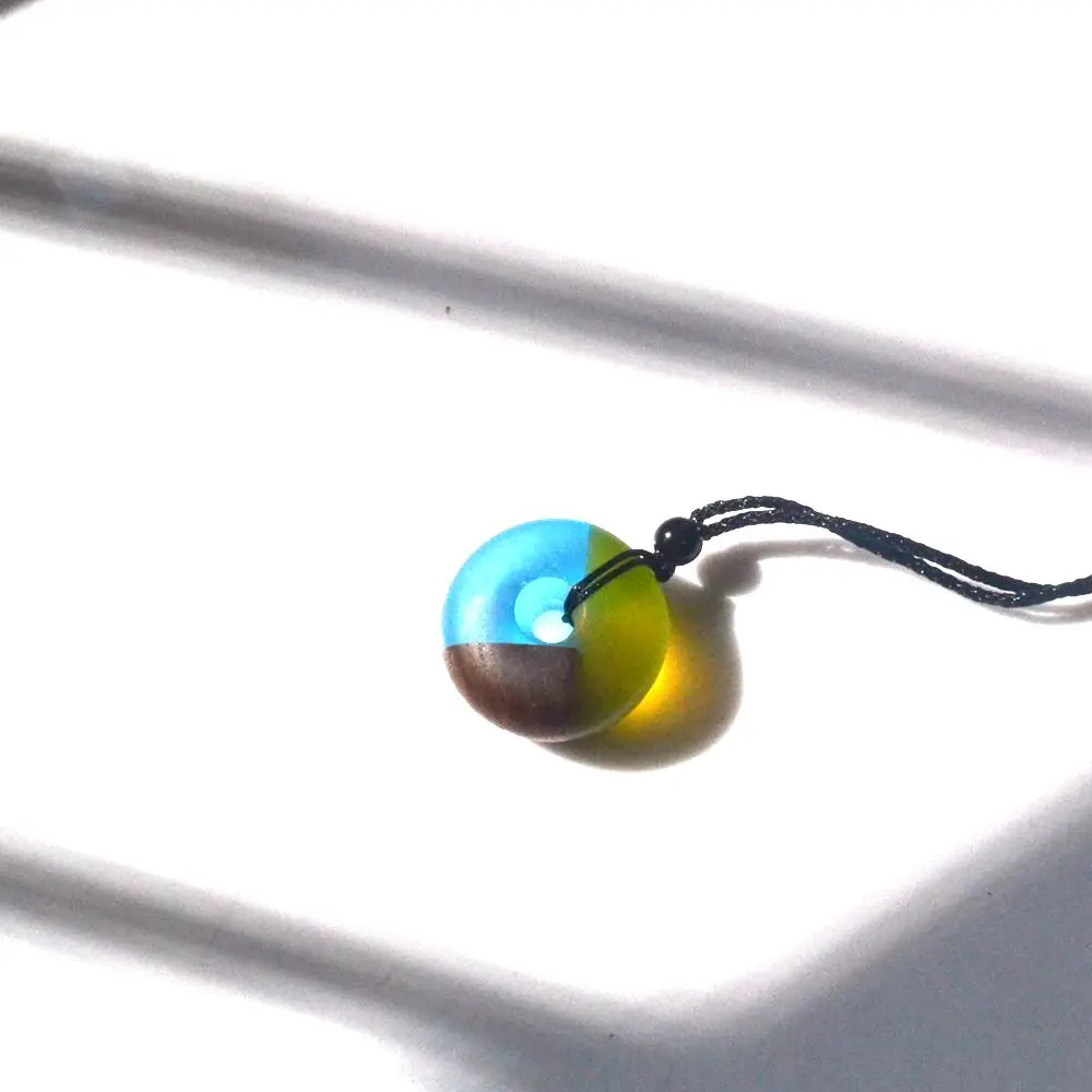 Круглое и яркое модное ожерелье для мужчин женщин Высококачественная