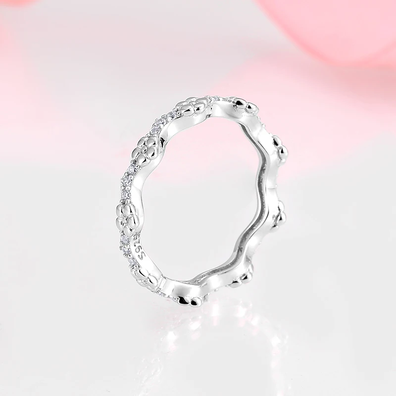 Женское кольцо из серебра 925 пробы обручальное с фианитом | Украшения и