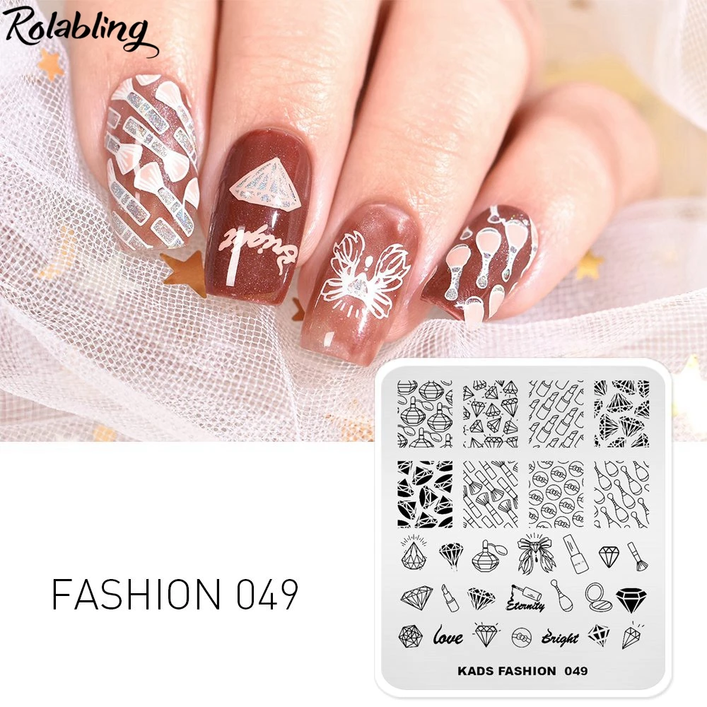 Моделирующее устройство для тиснения алмазной серии шаблоны на ногтях