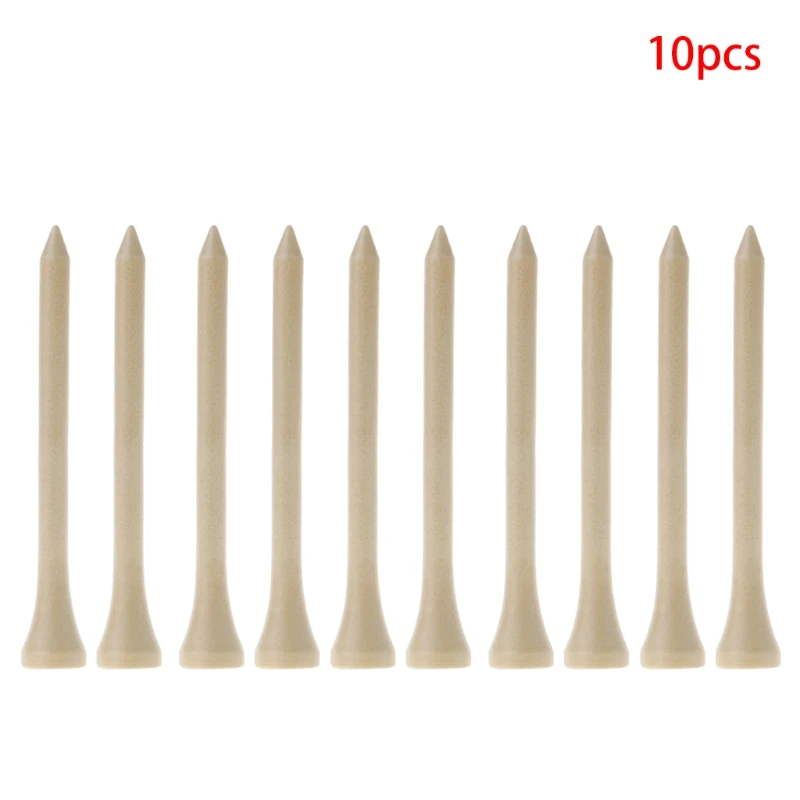 

10pcs Wood Wooden Professional Golf Tees Training Accessories 7cm Outdoor Tools 62KF