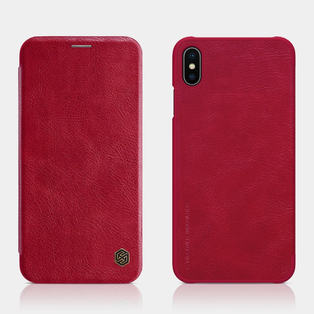 Для iPhone 8/7/X/XS/XR/XS Max чехол Nillkin Роскошный кожаный флип чехол для iPhone 8/7/6 S/6 Plus Полный Чехол Funda чехол для iPhone SE