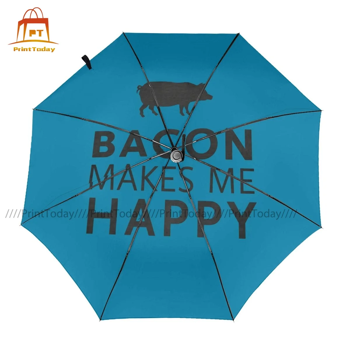 

Bacon Umbrella Cool Wind Proof Umbrella Auto Painting Reinforced Outside Umbrella