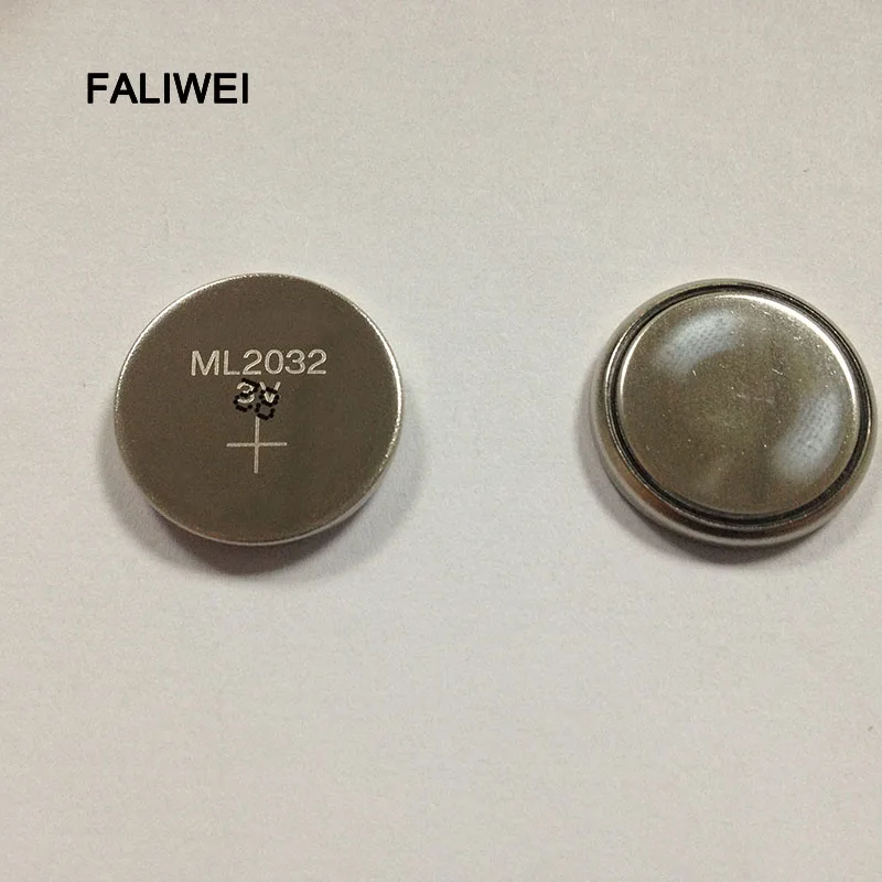 2 шт./лот 3 в батарейка-таблетка 2032 ML2032 перезаряжаемая CMOS BIOS RTC резервная батарея |