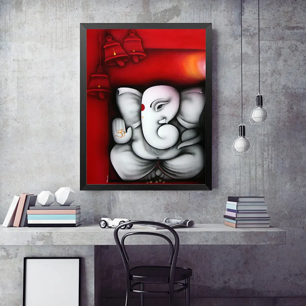 CHENFART Холст Картина Ганеша Будда настенные художественные картины для гостиной