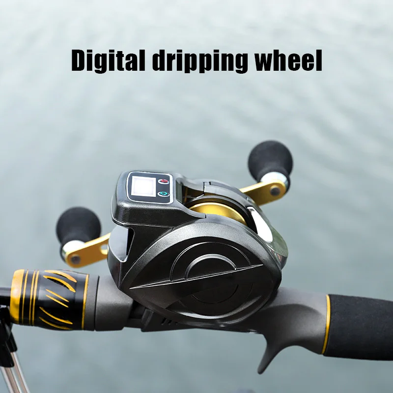 Спиннинговая Рыболовная катушка рыболовная с цифровым дисплеем регулируемые
