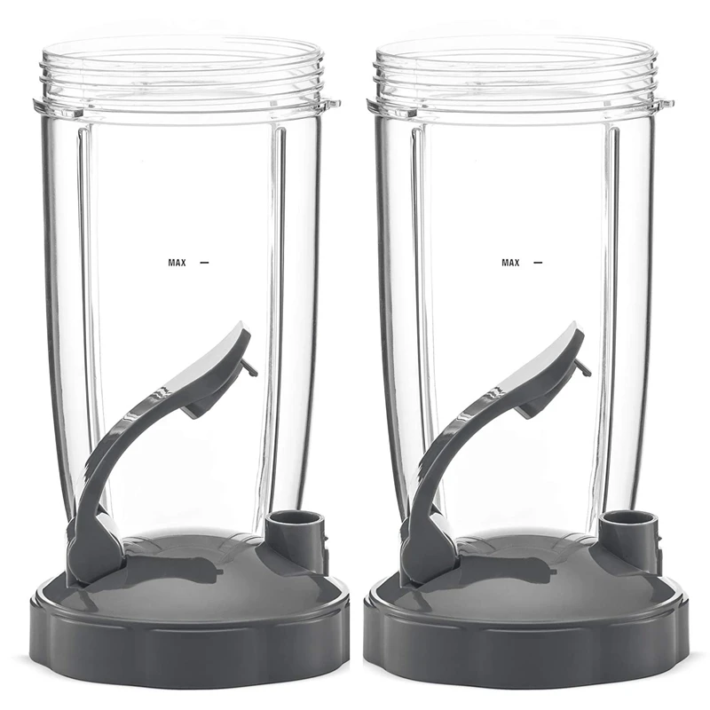 32 унции Сменные чашки с откидной крышкой для NutriBullet 600W и Pro 900W блендер (2