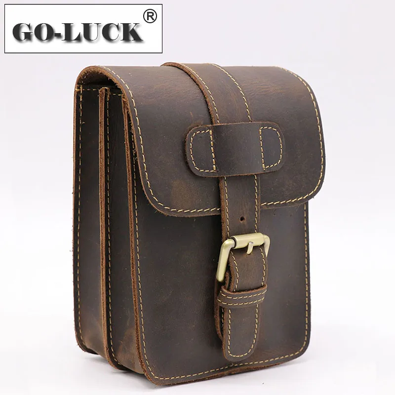 7 дюймов мобильный телефон кошелек Удар Чехол Мужской Кожаный Ремень Cross поясная