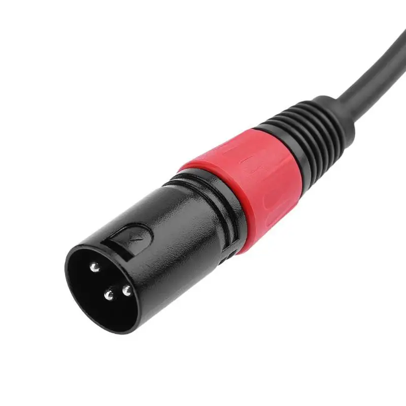 0 2 м XLR 3-контактный штекер к 3 5 мм TRS 1/8 дюймов женский стереокабель-удлинитель |