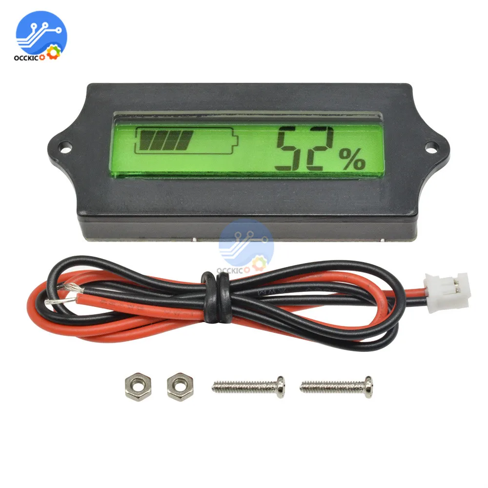 Индикатор емкости литиевых батарей BMS тестер 24 В 18650 для LiPo уровня мощности