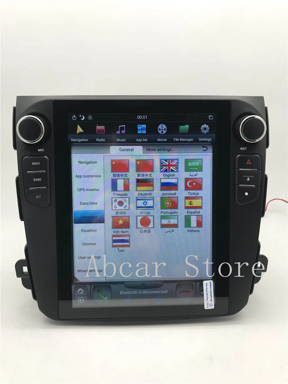 10,4 ''Tesla стиль Android 8,1 автомобильный dvd-плеер gps навигация для Mitsubishi Outlander 2006-2012 стерео радио PX6 CARPLAY HDMI