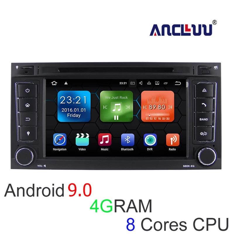 Android 9 0 автомобильный DVD для Volkswagen VW Touareg 2004 2005 2006 2009 2010 Cortex A53 octa core RK PX5 4G RAM