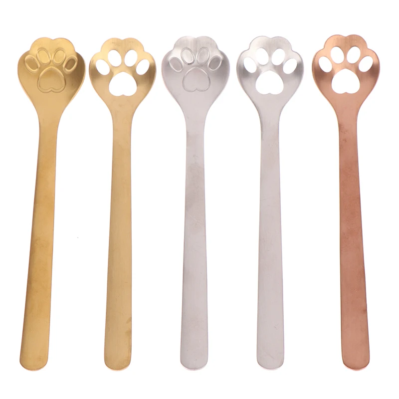 

Stainless Steel Cute Cat Shape Coffee Spoons Tea Spoon Stirring Spoons Stylish
