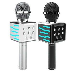 Wireless Microphone USB Professiona Handheld Player Bluetooth Microphone Speaker for PC/iPhone/iPad/Tablet
