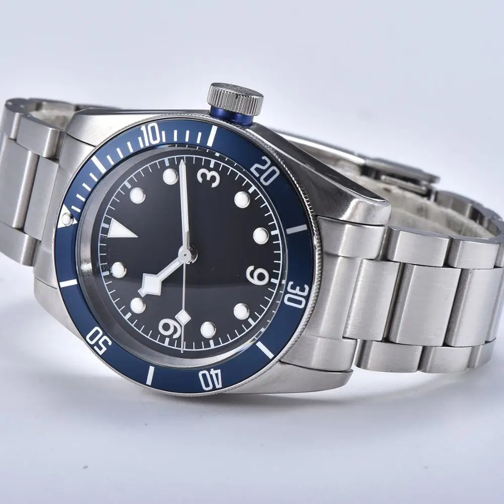 Free Shipping Watch Automatic Men's 41mm Network Mineral Glass Light Hand 316L Stainless Steel Case T-21010 | Наручные часы