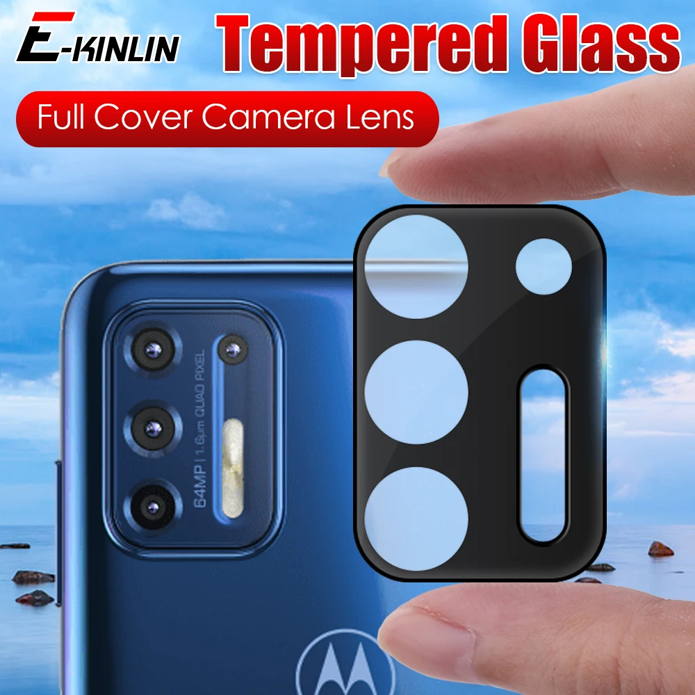 

Camera Glass For Motorola Moto G9 Plus Play G10 E7i E7 Power Full Cover 3D Curverd Lens Screen Protector Tempered Glass Film