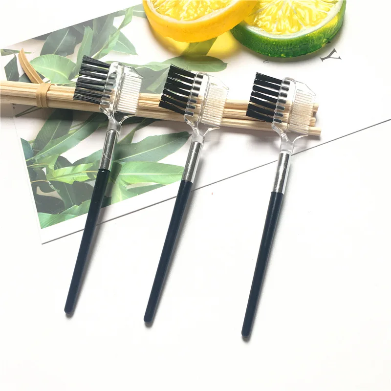 Новая горячая распродажа высокое качество Бровей Ресниц двойная расческа