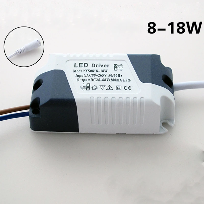 8W-24W LED Driver Ceilling Light Lamp Transformer Wide Voltage Constant Power Supply Lights Lighting Accessories LED Drivers