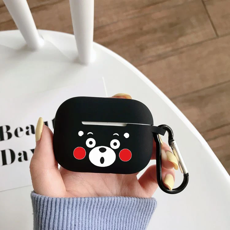 

Cartoon Cartoon Kumamon Earphone Case Airpods Pro Case Wireless Bluetooth apple airpods pro Case Cover Silicone Case