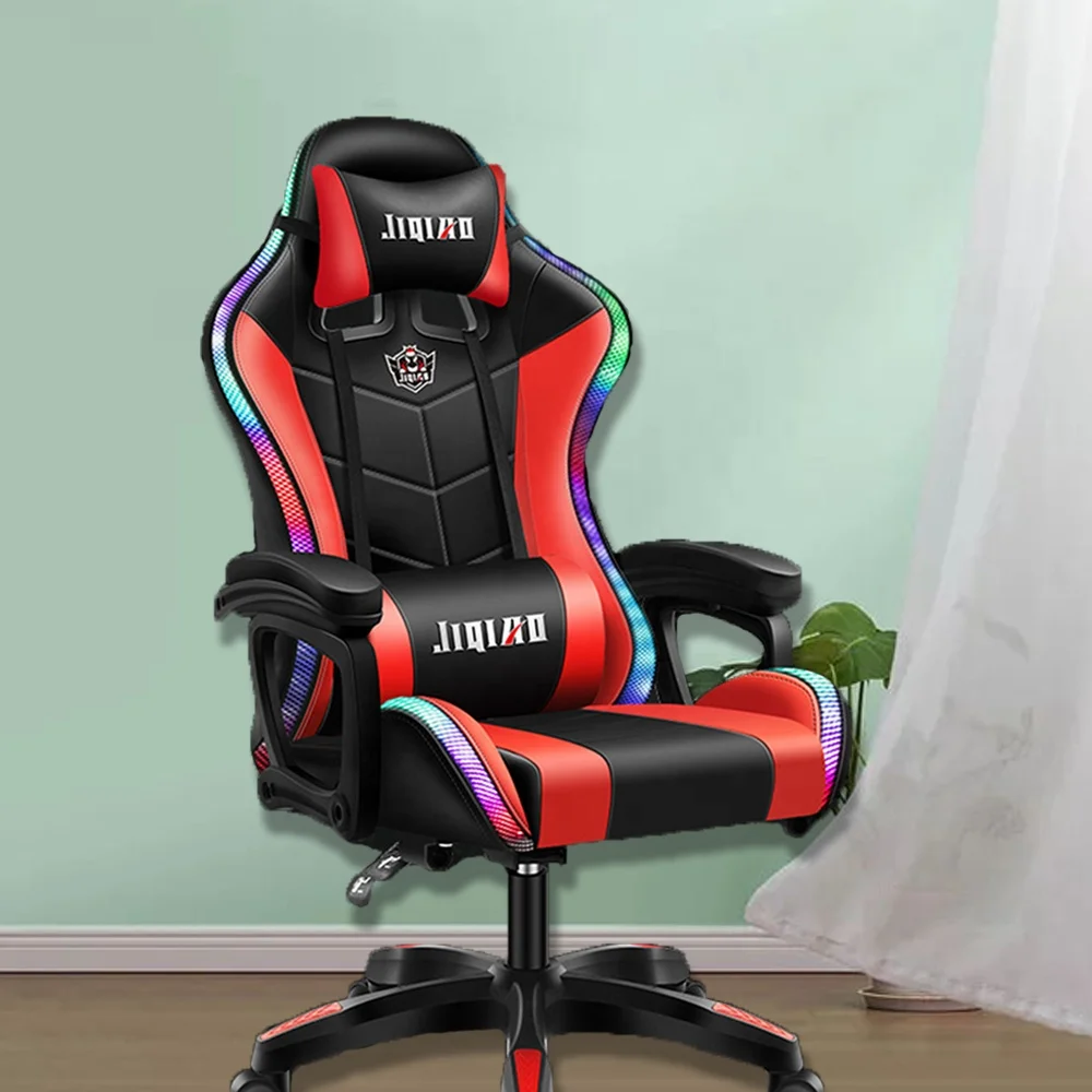 

2021 RGB Gaming Chair Computer Massage Audio Function Blue tooth Control Music Playback Gaming Chairs