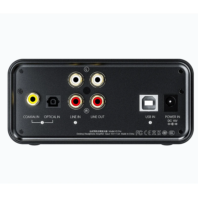 FiiO K5 Pro Deskstop DAC and Headphone Amplifier AK4493EQ 768K/32Bit DSD512 decoding Support USB/OPT/COAX/RCA Input|Усилители для