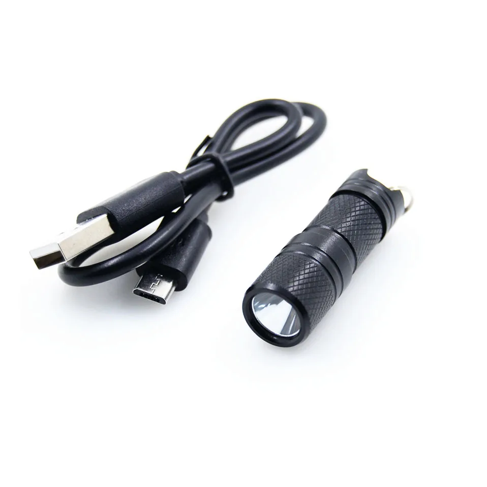 Swayboo новый брелок мини Карманный USB Перезаряжаемый фонарик со светодиодным