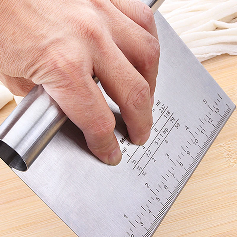 Delidge 1 шт. из нержавеющей стали для пиццы скребок теста резак выпечки лопатки