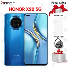 Original Honor X20 5G Mobile Phone 6.67 Inch 120Hz LCD Screen 6G+128G Dimensity 900 4300mAh Battery 66W Super Charge Smartphone