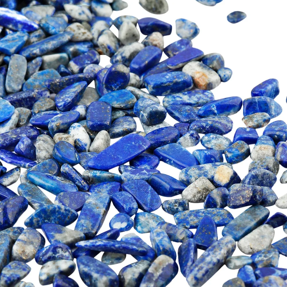 460g Natural Lapis Lazuli Stone Chips Beads Crushed Pieces Irregular Shaped Stones Jewelry Accessory For Making Decoration