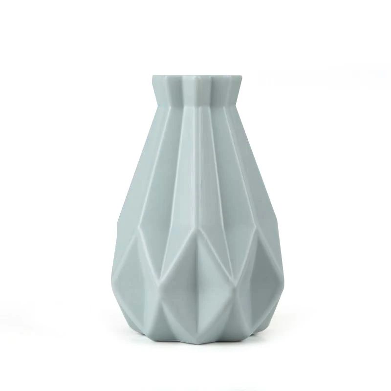 Fall-proof Nordic Wind Creative Plastic Sitting Room Bedroom Study Office Origami Fan Paper Decoration Vases Household Products | Дом и сад