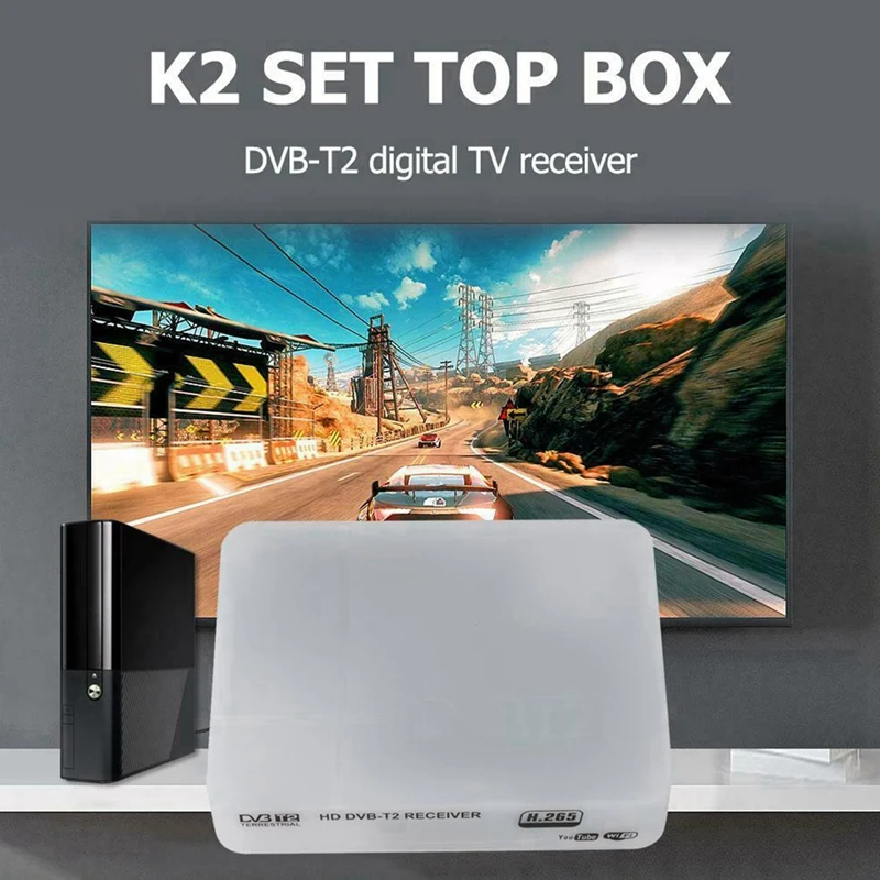 ТВ-приставка K2 Smart TV MPEG4 H.264/H.265 приемник цифрового эфирного тюнера с поддержкой