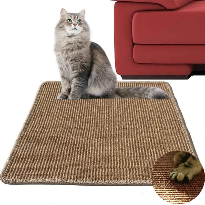 

Доска для кошек Sisal, защитная Когтеточка для котят, игровой коврик для скалолазания, дерева, стула, мебели