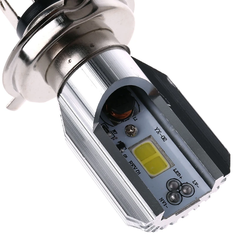 

12W H4 LED Motorcycle Headlamp COB Bulb Motorbike Headlight DC 6-80V Drop Shipping