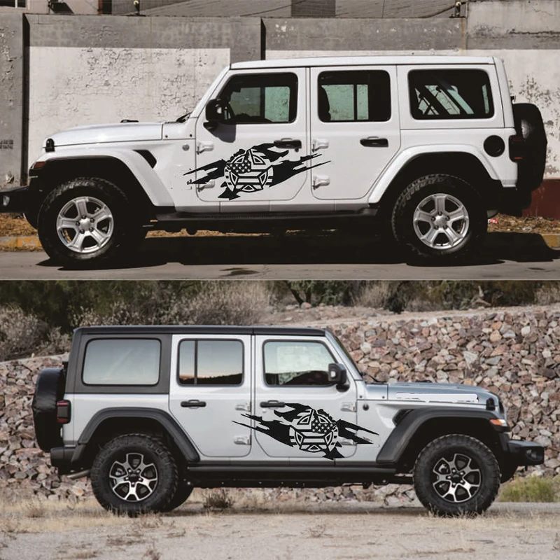 2 шт. виниловые наклейки на двери автомобиля | Автомобили и мотоциклы