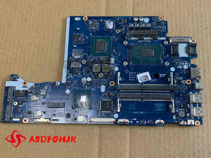 

Original AN515-54 motherboard mainboard for Acer laptop EH5VF LA-H501P WITH I7-9750H AND N18P-G0-MP-A1