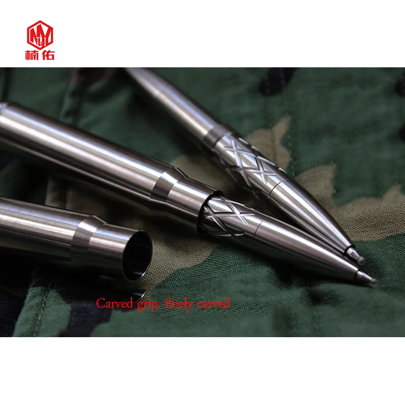 Beli EDC Kantung Luar Ruangan Alat Aloi Titanium CNC Seiko Pena Peluru Pena Pertahanan Taktis Pena Serangan Pena Tanda Tangan