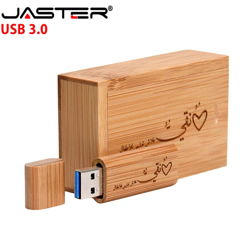 JASTER креативный Деревянный USB 3,0 флэш-накопитель 4 ГБ/8 ГБ/16 ГБ/32 ГБ/64 Гб внешний накопитель(более 10 шт. бесплатный логотип) лазерная гравировка