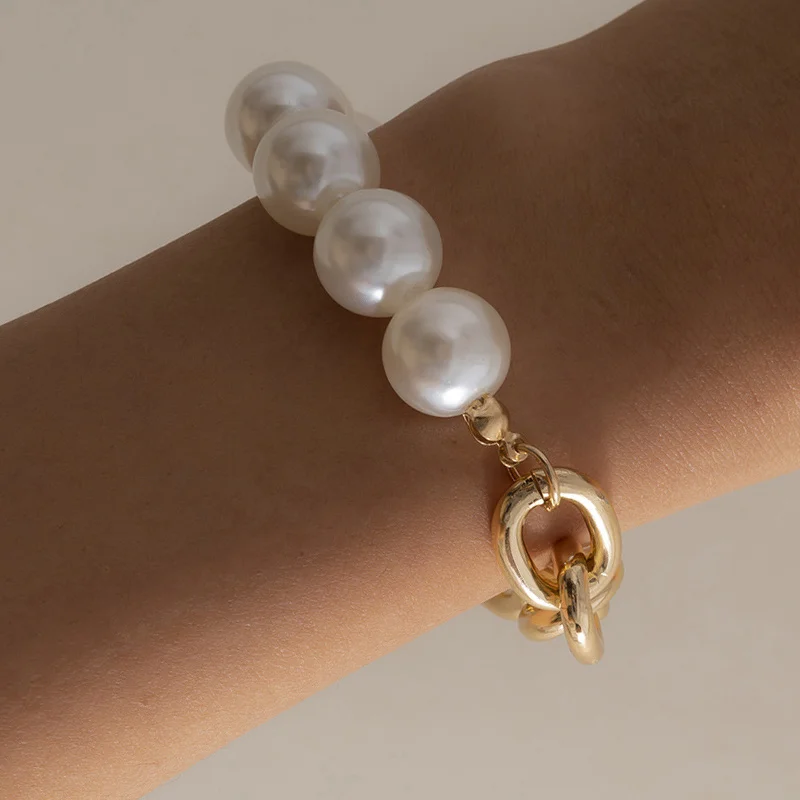 

European and American punk exaggerated temperament simple stitching ladies wrist hand ladies adjustablewrist bracelets