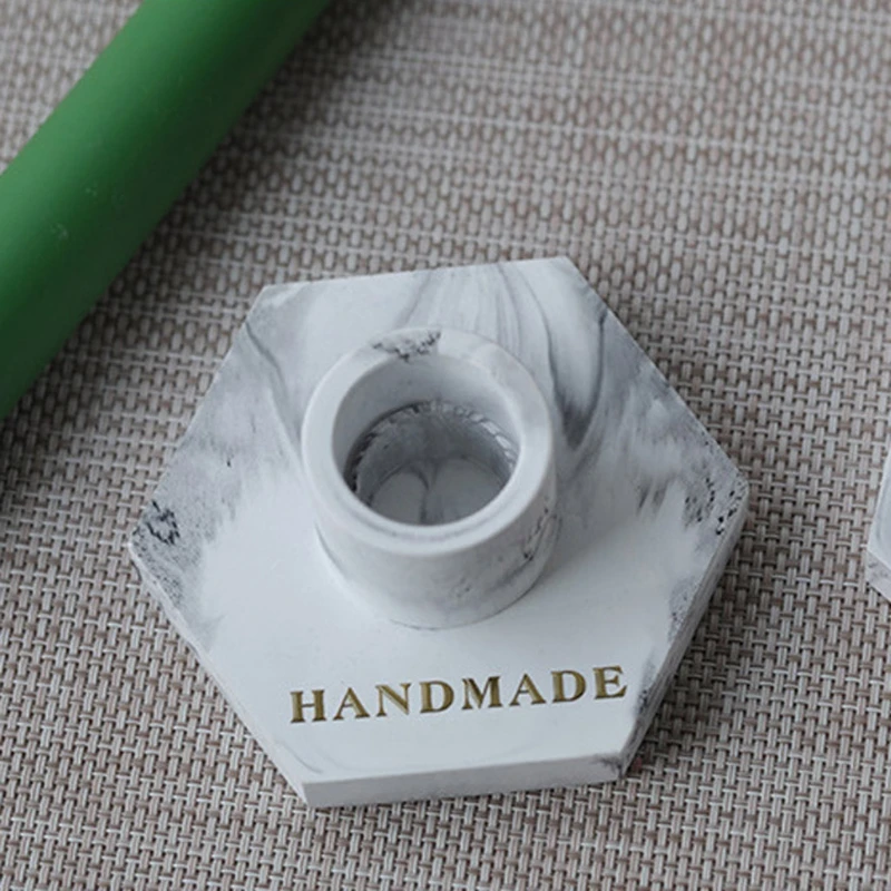 

Candlestick Epoxy Resin Molds Silicone Mold Concrete Candlestick Handmade Cement Ashtray Mould Craft Candle Holder Tools