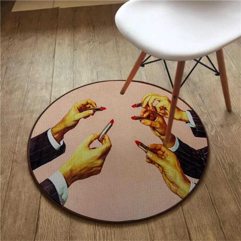 italian style decorative floor rug creative door mat entrance living room bedside carpet hanging basket computer chair mat free global shipping