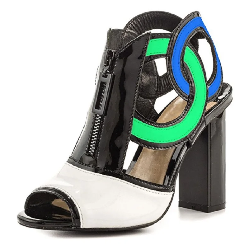 Женские босоножки с открытым носком на квадратном каблуке размеры 4 15|sandals green|sandals