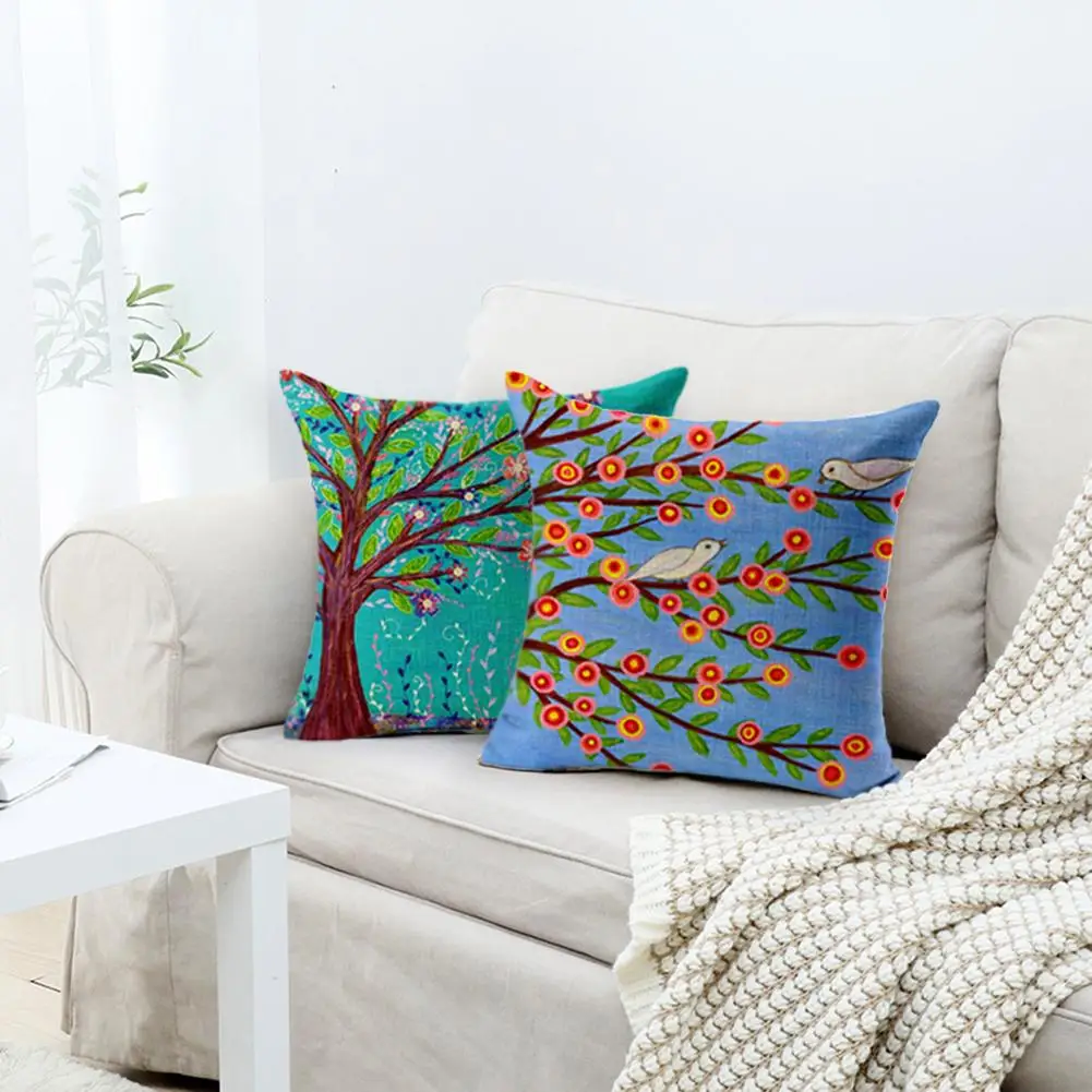 Растения шаблон наволочка хлопок лен пледы наволочки художника Цветок Ткань