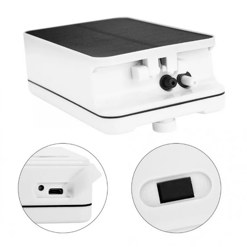 

Портативный воздушный мини-насос ведро для приманки, 5 В, Оксигенатор для аквариума, складной, из материала ЭВА, для рыбалки, с солнечной энергией