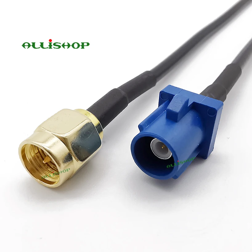 Радиочастотный разъем провода с GPS антенной Fakra разъемом SMA прямой удлинитель