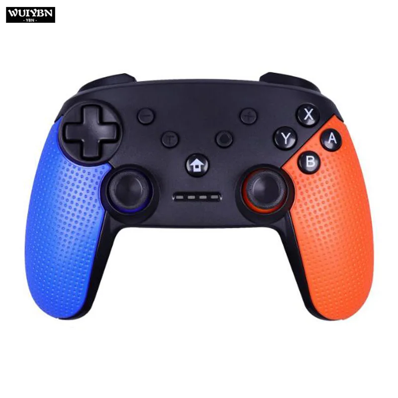 orange Blue WUIYBN беспроводной переключатель контроллер Bluetooth геймпад NS джойстик для nintendo Switch lite игровой автомат/ПК/Android/пара - Цвет: orange Blue