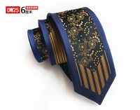 new fashion skinny ties designer panel necktie with embroidered floral pattern