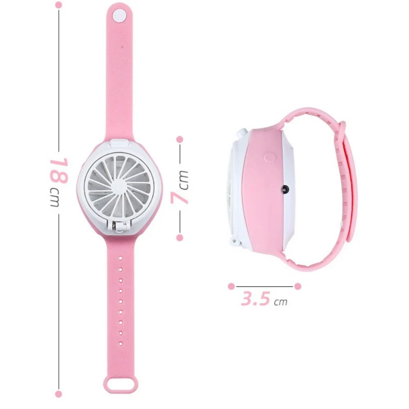 Маленькие карманные часы USB электрические вентиляторы складной модный Карманный