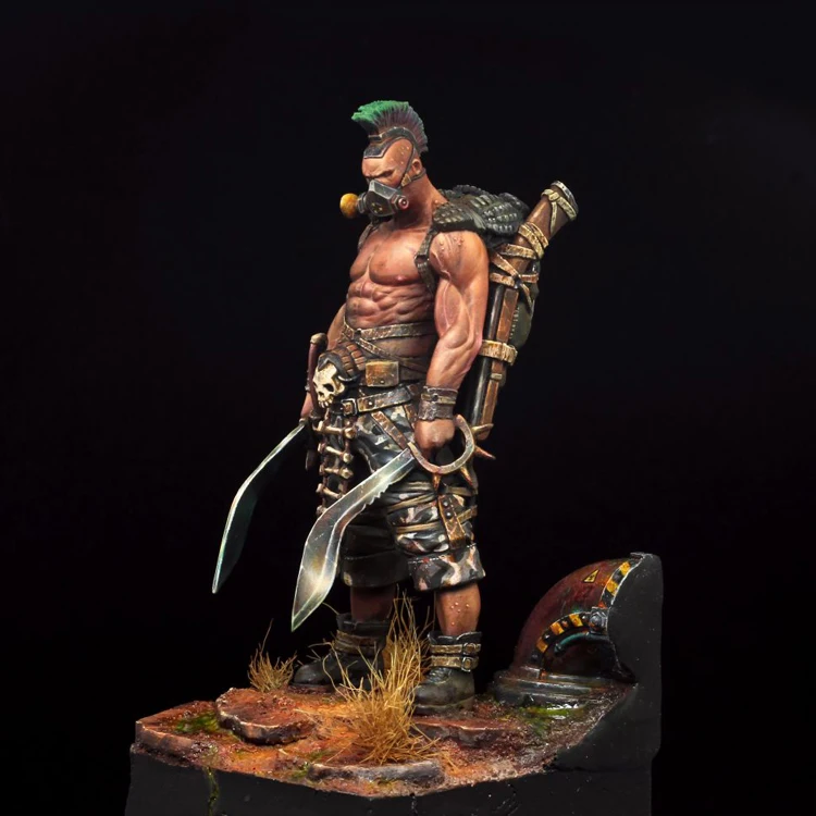 1/24 Набор для моделирования из смолы фигурка воина | Игрушки и хобби