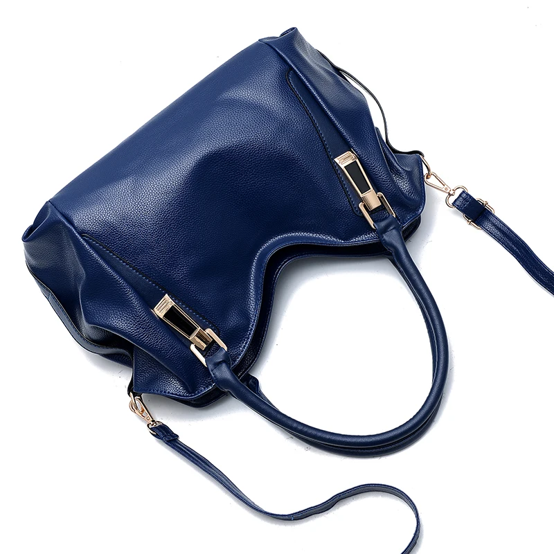 Женская сумка-тоут через плечо черная или коричневая Повседневная дизайнерская